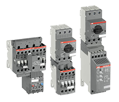 ABB 3-pole contactos and overload realys