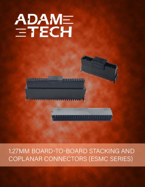 Adam Tech 1.27mm Board to Board Stacking Connectors