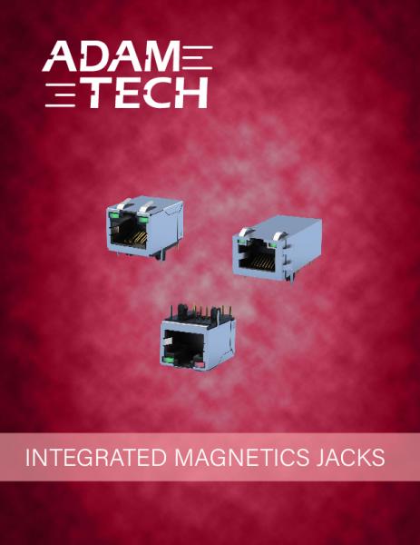 Adam Tech RJ45 Modular Jacks with Magnetics