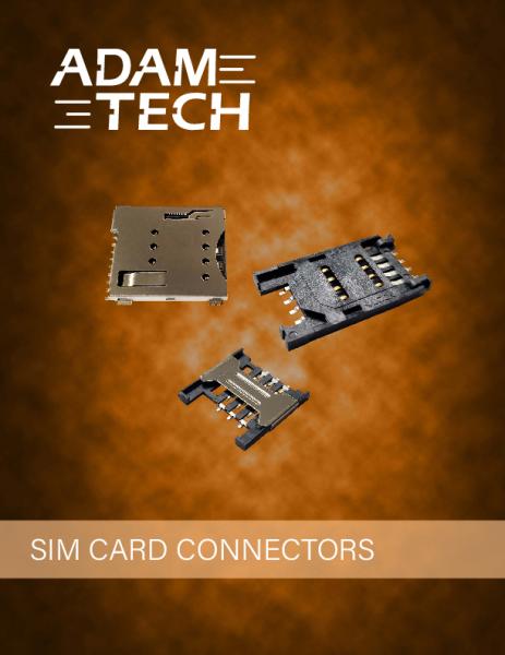 Adam Tech SIM Card Connectors