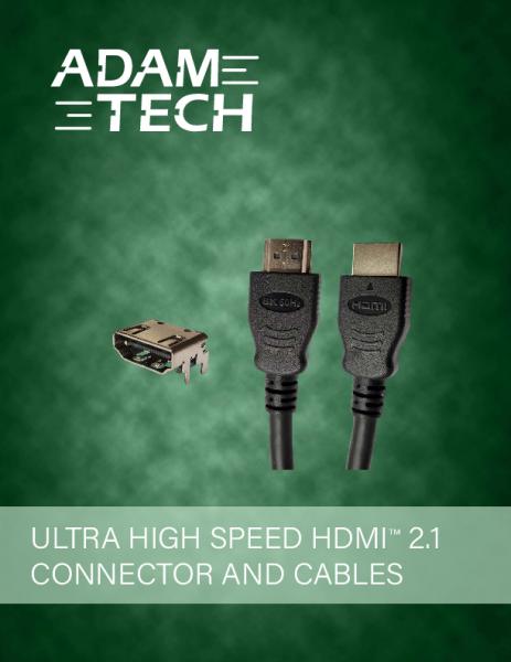 Adam Tech Ultra High Speed HDMI 2.1 Connector and Cables