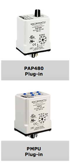 PAP480 / PMPU Plug-in Three Phase Monitor Relay