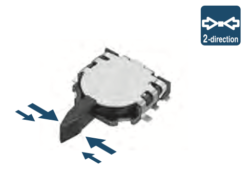 AlpsAlpine Compact Two-way, Two-step Detection Type SSCQ Series