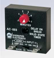 ATC Diversified AC-503 Series Delay-On-Break Timer