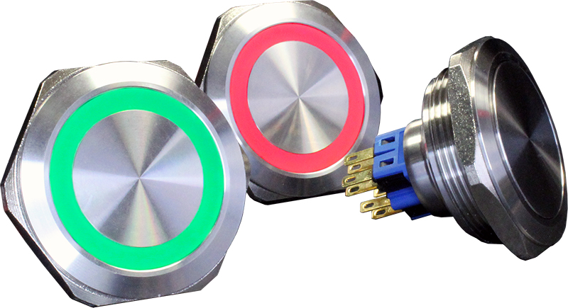 CIT Relay and Switch DH22U Series Pushbutton Switch