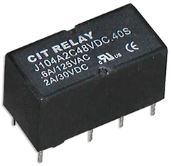 CIT Relay and Switch J104A Series UL Approved Relay