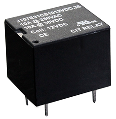 CIT Relay and Switch J107E3 Series UL Approved Relay