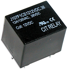CIT Relay and Switch J107F Series UL Approved Relay