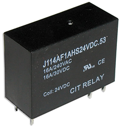 CIT Relay and Switch J114AF Series UL Approved Relay