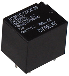 CIT Relay and Switch J123F Series UL Approved Relay