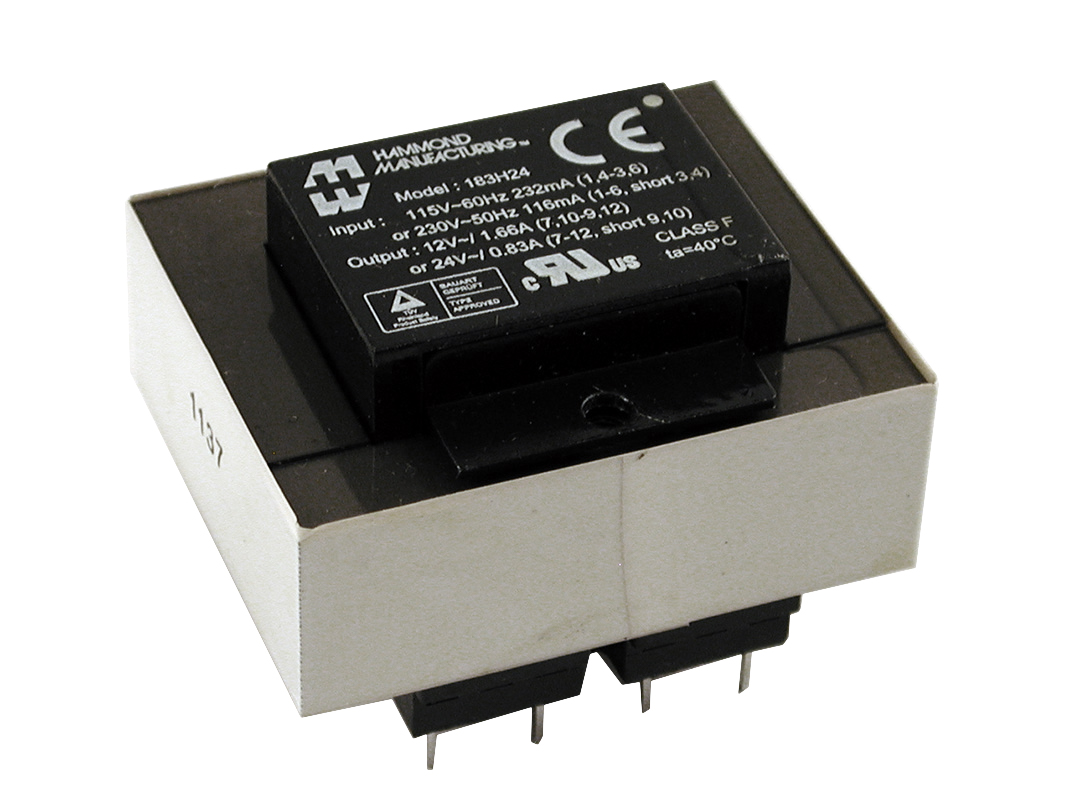 Hammond Manufacturing - Low Voltage PCB Mount - Universal - 2.5 VA to 56 VA