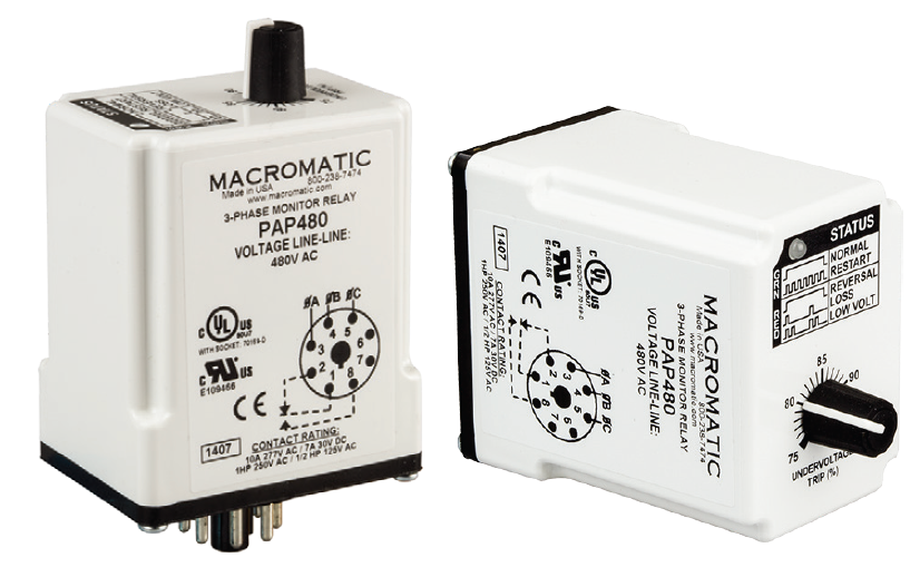 PHASE LOSS, PHASE REVERSAL & UNDERVOLTAGE PAP Series