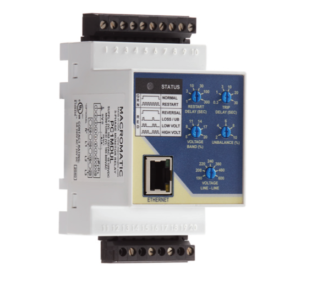 PHASE LOSS, PHASE REVERSAL, PHASE UNBALANCE, UNDERVOLTAGE & OVERVOLTAGE PC SERIES WITH COMMUNICATION