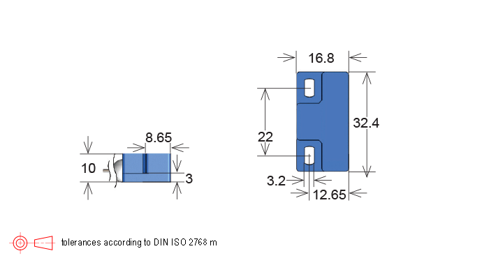 M02 Series Sensor Magnet in Housing
