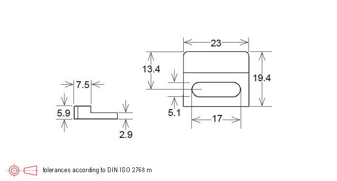 M05 Series Sensor Magnet in Housing