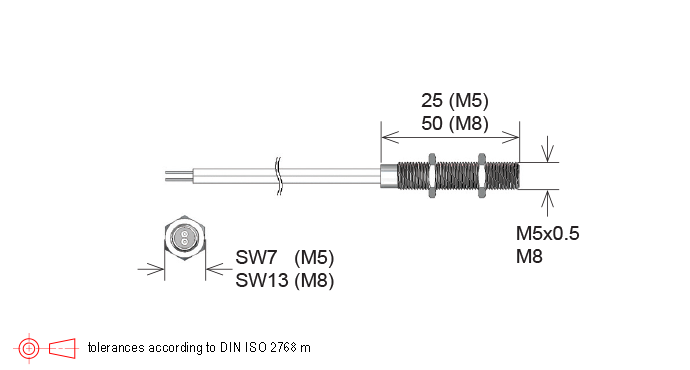 MK11 Stainless Steel Series Reed Sensor