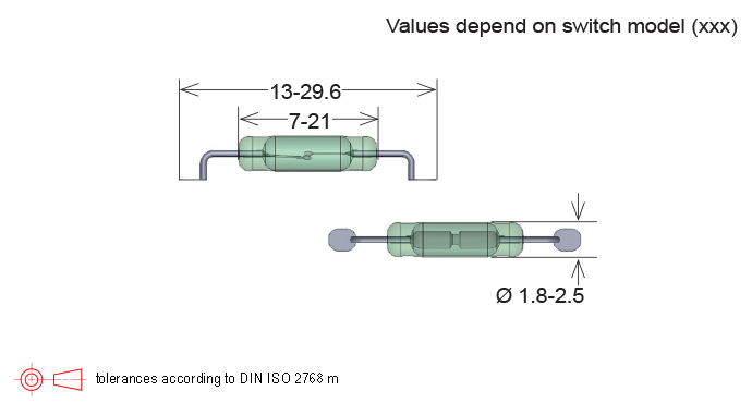 MK23 Series Reed Sensor