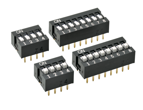 A6E-N Slide DIP Switch