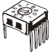 A6K-1□2RF Piano DIP Switch