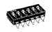 A6S-□104-(P)H(-R100) Slide DIP Switch