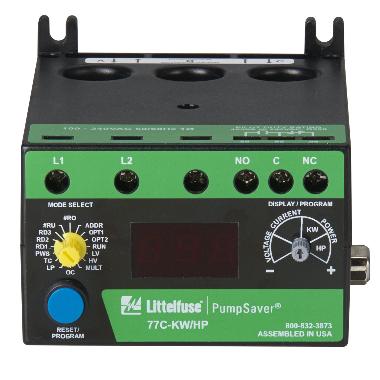 Littelfuse 77C Series Single-Phase Current & Voltage Monitor