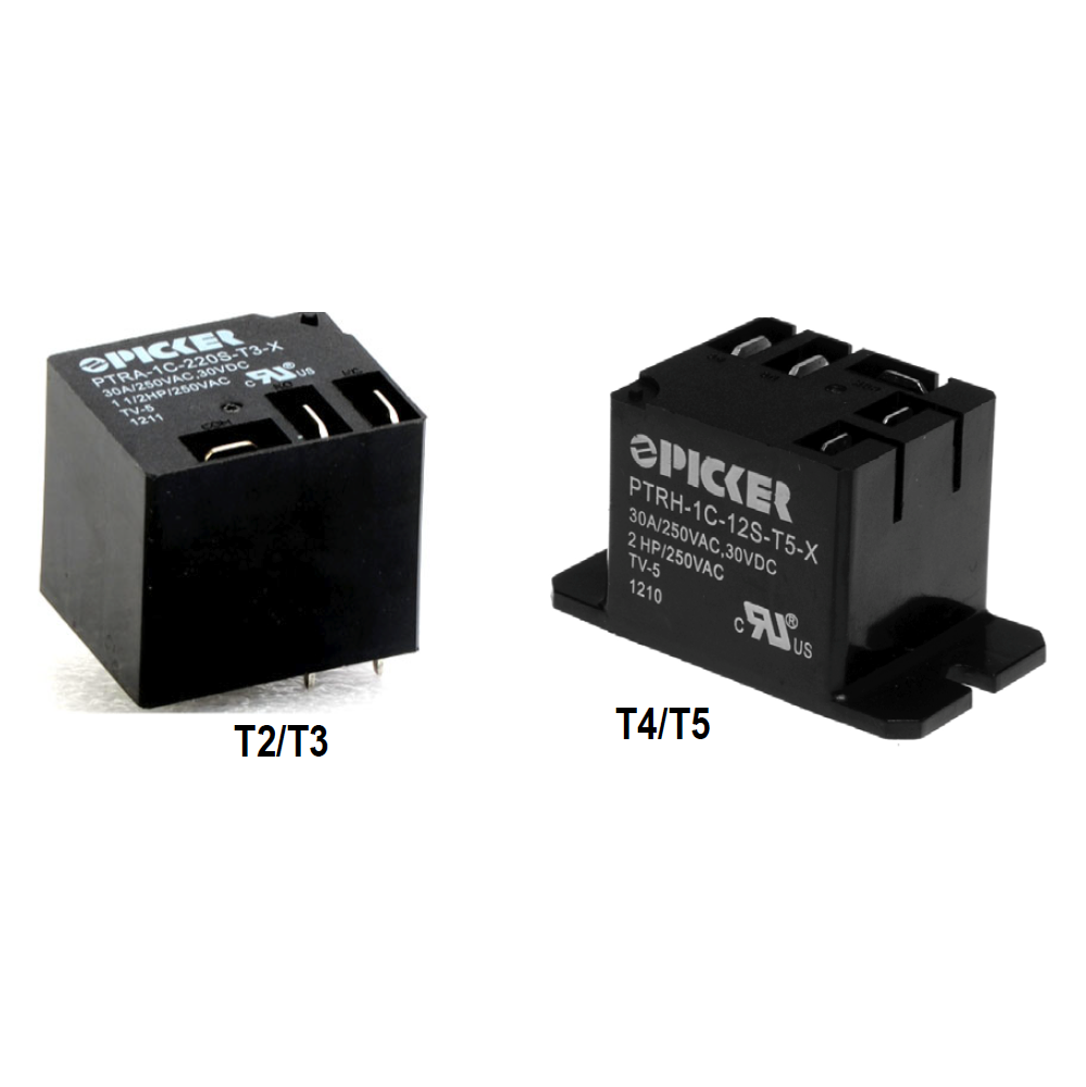 Picker PTRH-T Series Power Relay