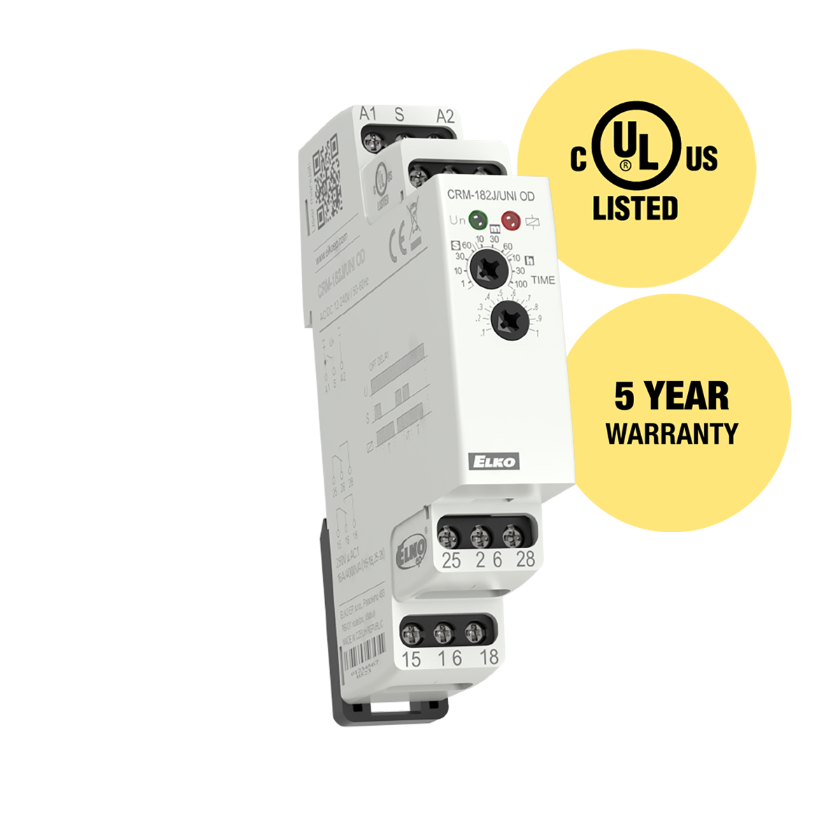ELKO Time Delay Relay CRM-182J/UNI