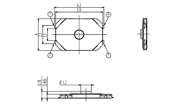 Alps - SKTK Tact Switch