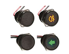 Q16 Series Secret- Until-Lit LED indicator.