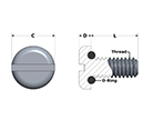 METRIC PAN HEAD WITH SLOTTED DRIVE