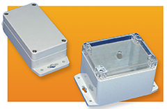 BUD Industries - Plastic NEMA 4X Box w/External Mtg. Bracket