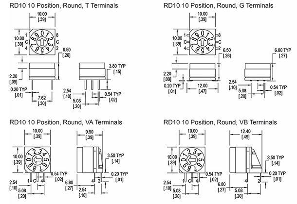 ME Series Tactile Switch Dim