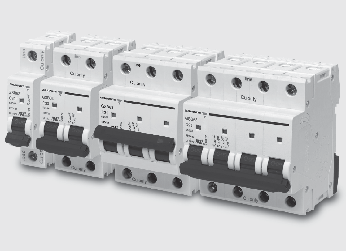 Carlo Gavazzi - Circuit Breakers - GSB Series