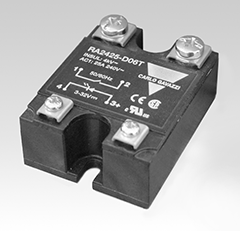 Carlo Gavazzi - Solid State Relays - Types RA 24.. -D 06 T, RA 24.. -D 06 TF