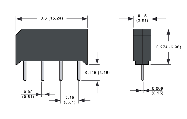 14 Series Mini Reed Relay - comus