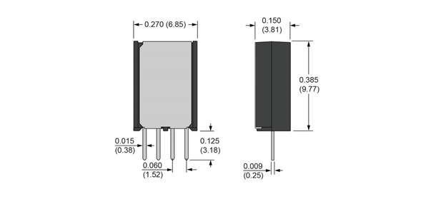 1517 Series, Mini SIP - Drawing