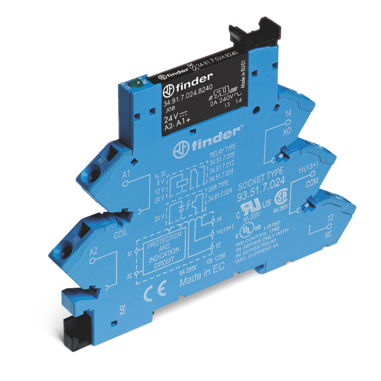 TYPE 38.91 - RELAY INTERFACE MODULE - SINGLE OUTPUT SSR