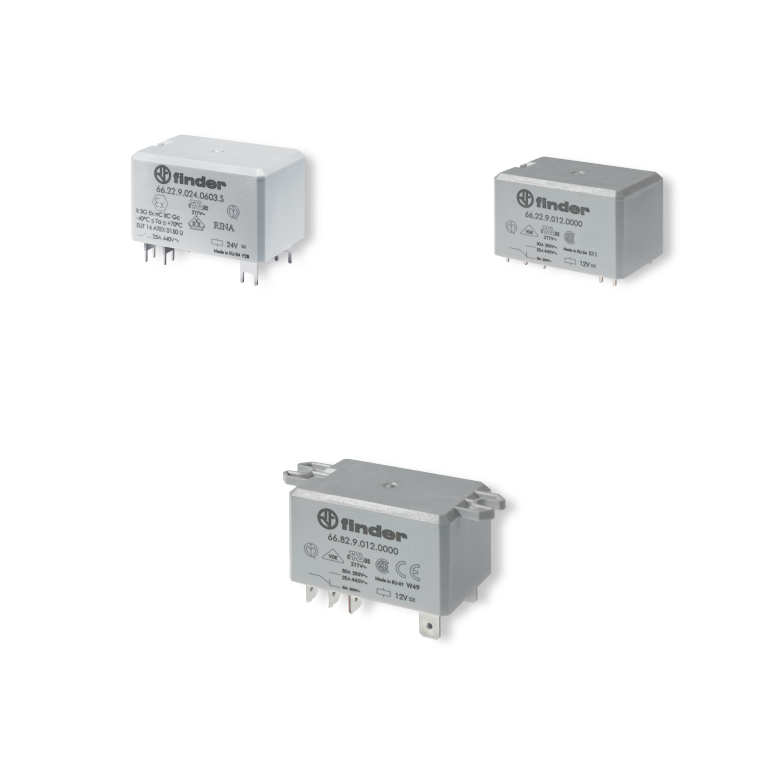 66 SERIES Power Relays 30 A
