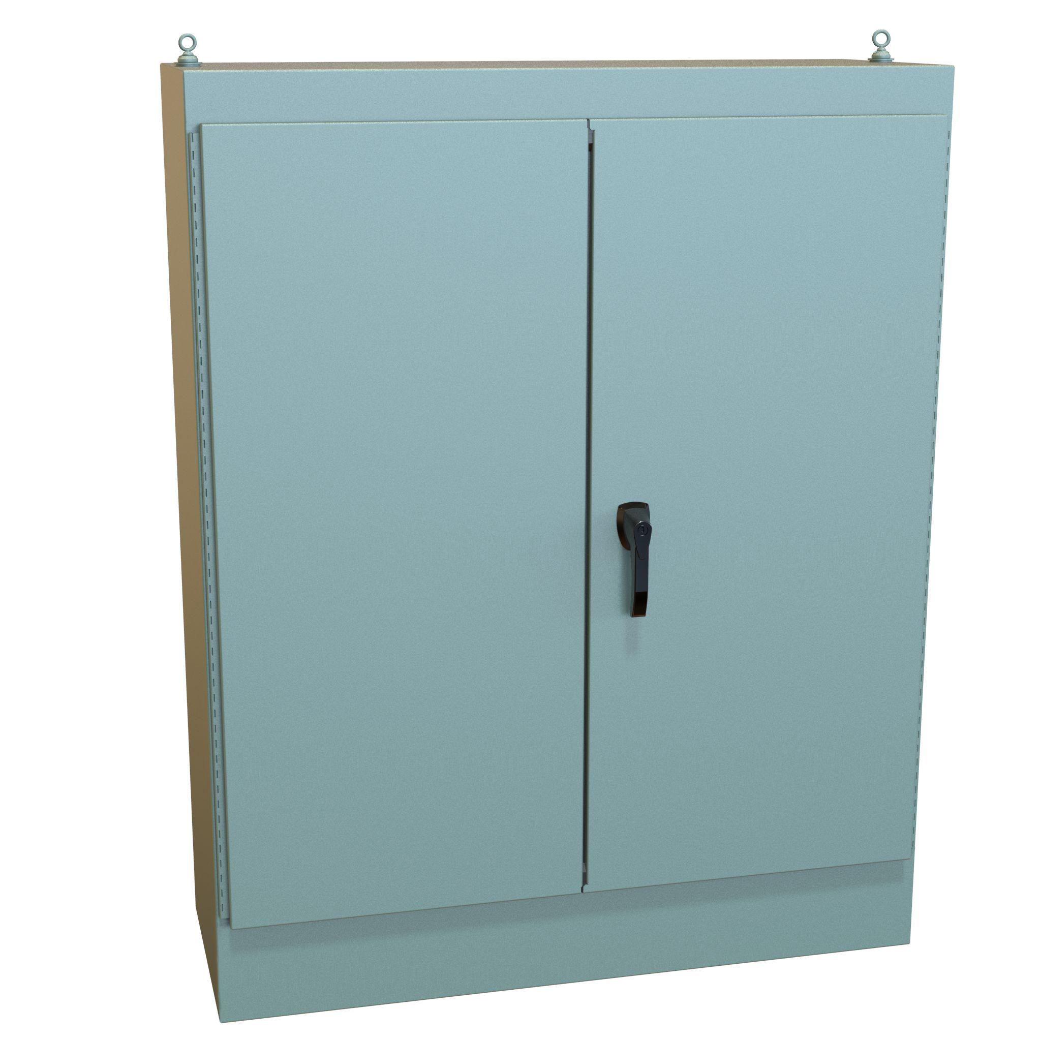 Hammond Manufacturing - Type 12 Mild Steel Two Door Freestanding Enclosure