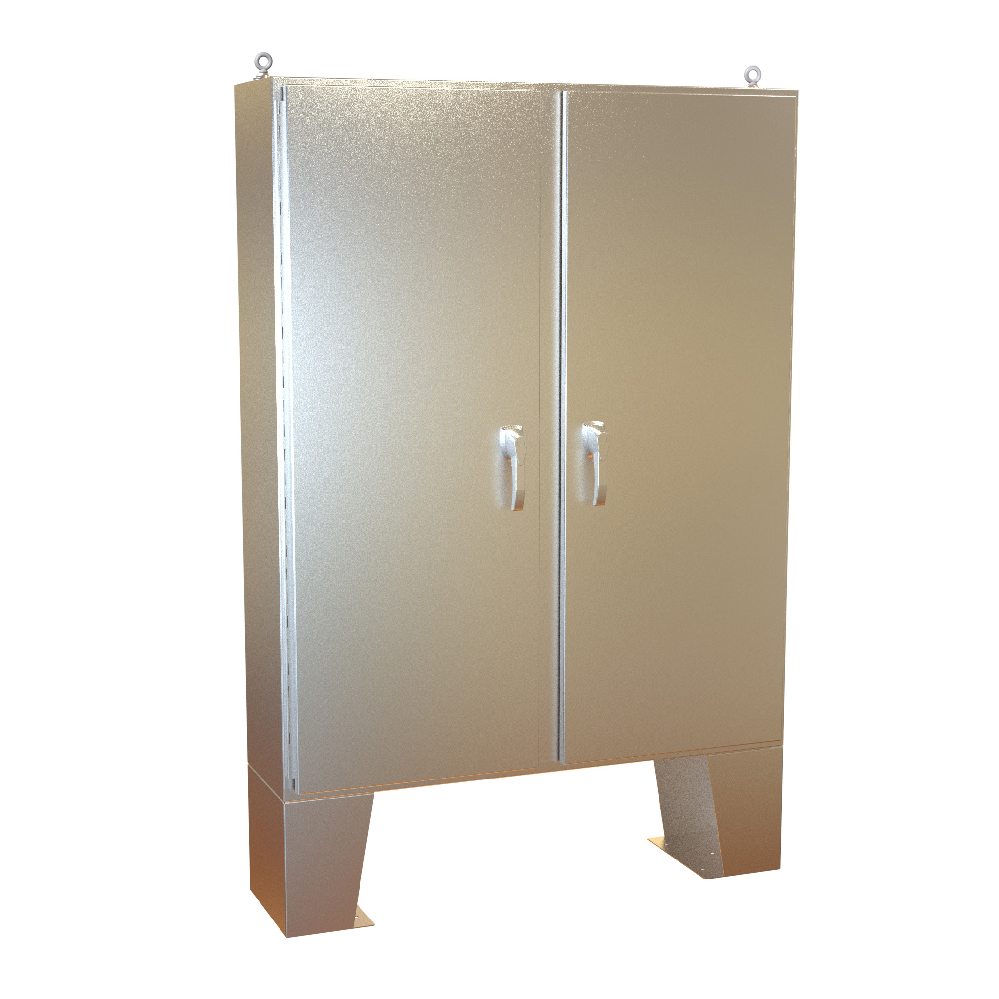 Hammond Manufacturing - Type 4X Stainless Steel Two Door Floormount Enclosure