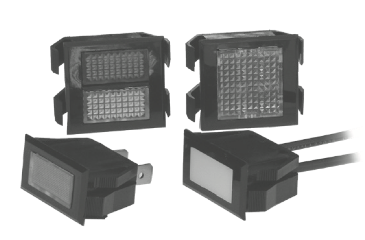 Solico - Series 25, 26, 27 - Rectangular Indicator Light