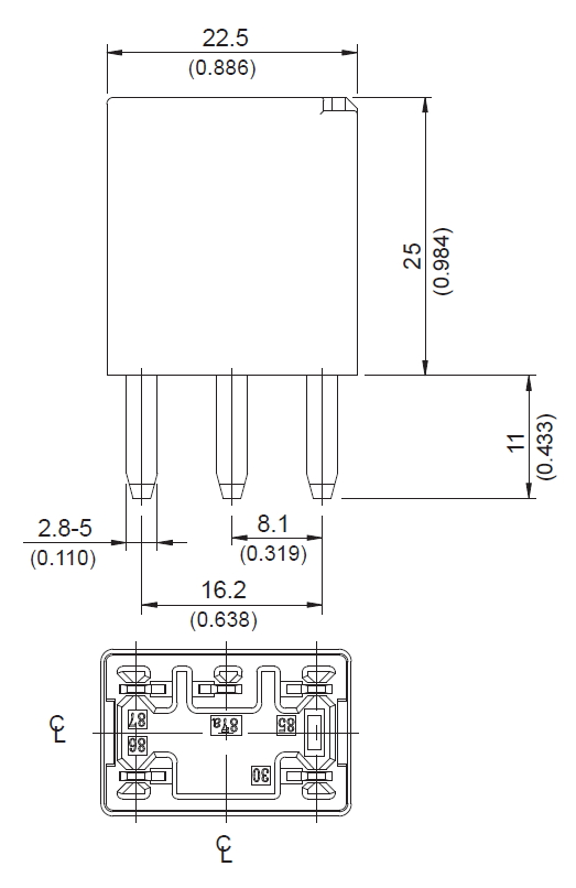 Song Chuan Series 804 Dimesnion Drawing